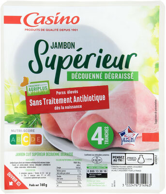 Jambon Supérieur Découenné Dégraissé