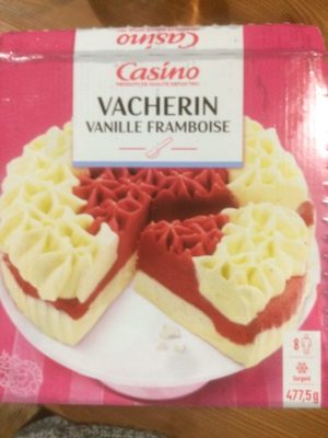 Vacherin vanille framboise