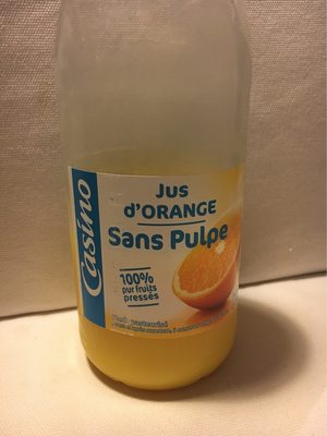 Jus d'Orange sans pulpe