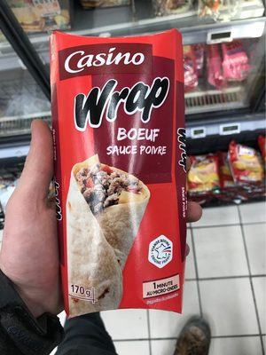 Wrap bœuf sauce poivre