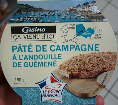 Pâté de campagne à l'andouille de Guéméné