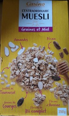 L'extraordinaire muesli graines et miel