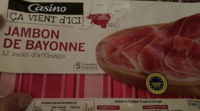 Jambon de Bayonne 12 mois d'affinage
