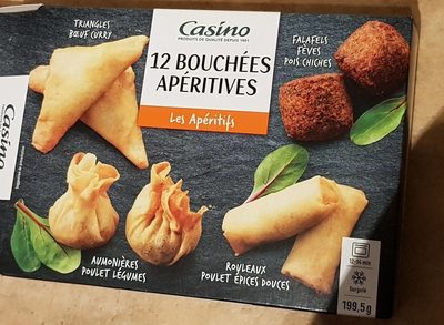 12 bouchées apéritives