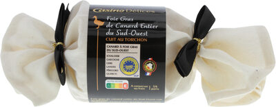 Foie gras de canard entier du SudOuest cuit au torchon