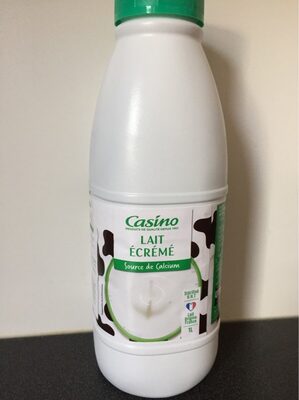 Lait écrémé stérilisé UHT