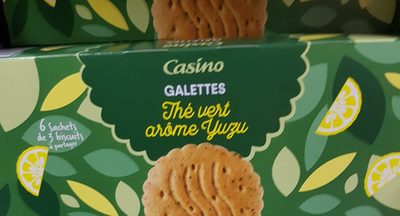 Galettes Thé vert Goût Yuzu