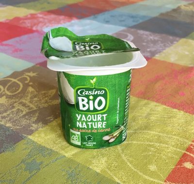 Yaourt nature au sucre de canne
