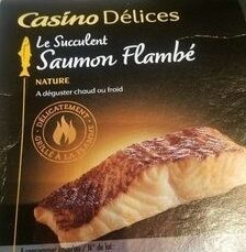Saumon flambé nature