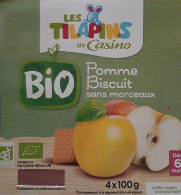Pomme biscuit bio baby