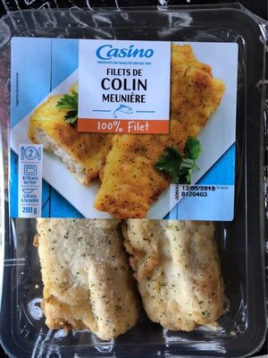 Filet de colin meunière