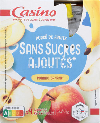 Gourdes Purée de Fruits Pomme Banane SSA
