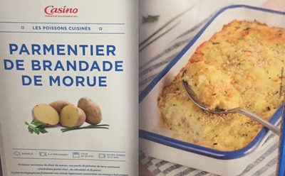parmentier de brandade de morue