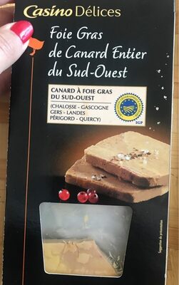 Foie gras de canard entier du SudOuest 2 tranches