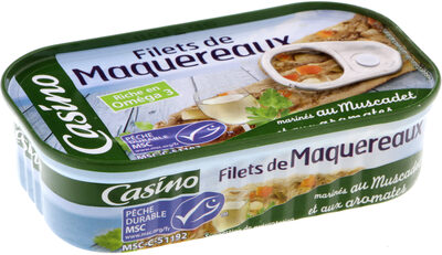 Filets de Maquereaux marinés au Muscadet et aux aromates