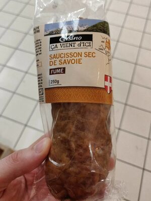 Saucisson sec de Savoie fumé