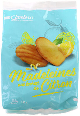 Madeleines aux écorces de citron