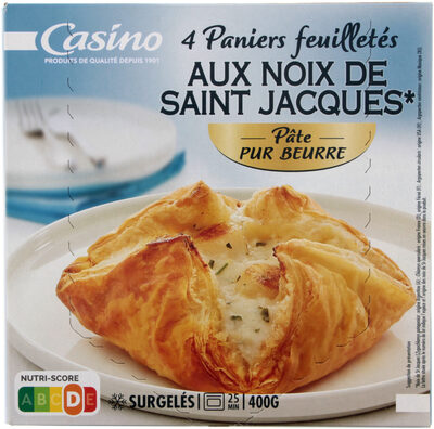 Panier feuilleté aux noix de StJacques