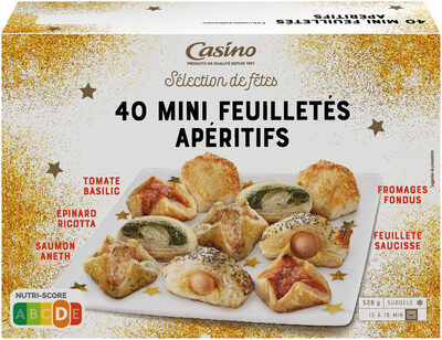 40 mini feuilletés apéritifs