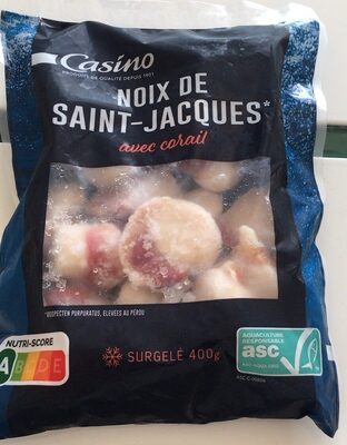 Noix de saint jacques avec corail