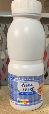 Crème légère semiépaisse 18% de matières grasses
