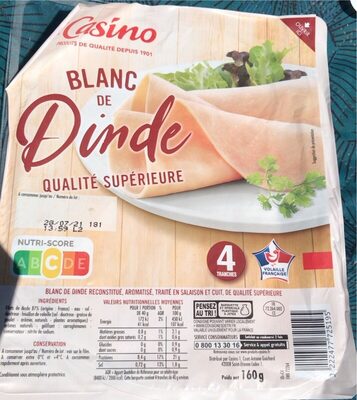 Blanc de Dinde 4 tranches