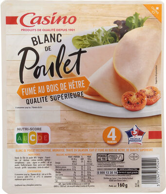 Blanc de Poulet fumé au bois de hêtre