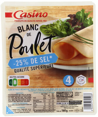 Blanc de poulet 25% de sel