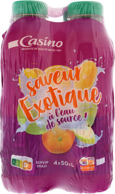 Saveur exotique à l'eau de source