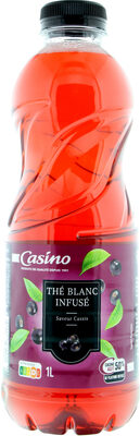 Thé blanc infusé, saveur cassis