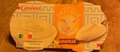 Yaourt à la grecque au lait de brebis à la vanille
