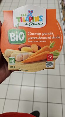 Carotte Panais Patate Douce Dinde, avec morceaux