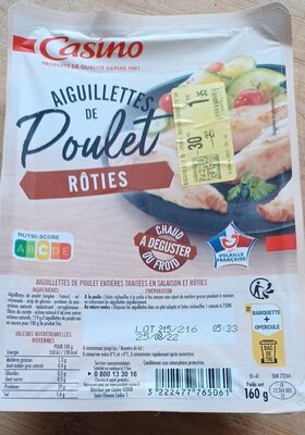 Aiguillettes de poulet