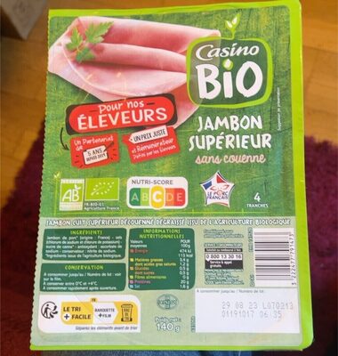 Jambon supérieur