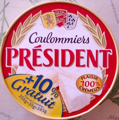Coulommiers (20 % MG) - (Plaisir 100 % Crémeux)   10 % Gratuit