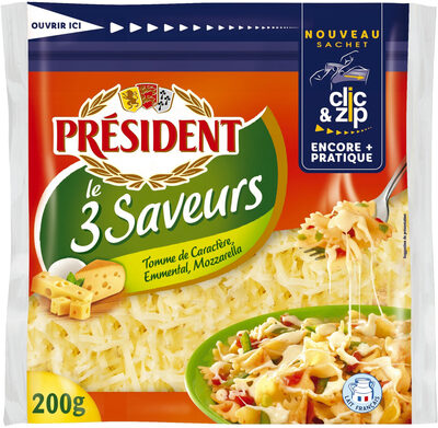 President rape le 3 saveurs 200g
