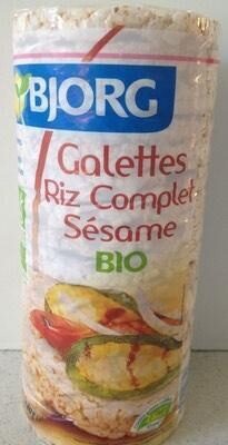 Galettes riz sésame