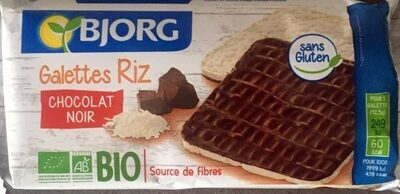 Galettes de riz chocolat noir