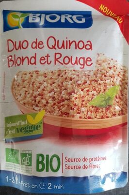 Duo quinoa blond et rouge
