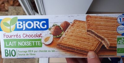 Fourrés chocolat lait noisette