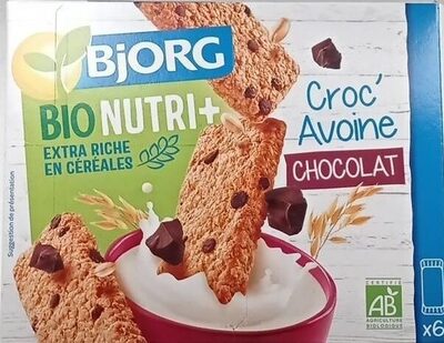 Bio nutrition + croc'avoine chocolat