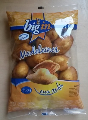 Madeleines aux œufs