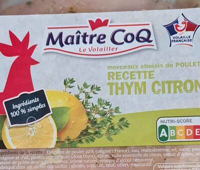 Recette thym citron
