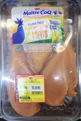 Filet de poulet nourris aux grains de mais