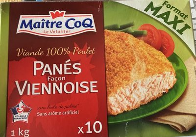 Panés de Poulet façon viennoise