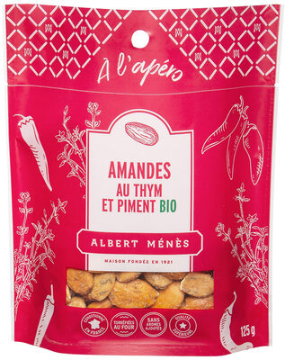 Amandes au Thym et Piment 125g BIO