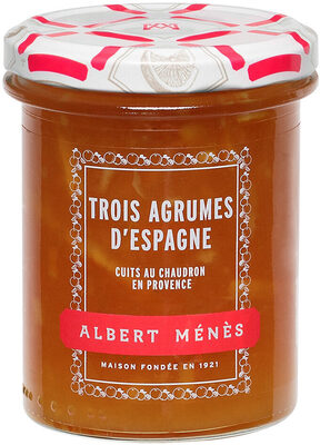 Marmelade de Trois Agrumes d'Espagne Ecorces Fines