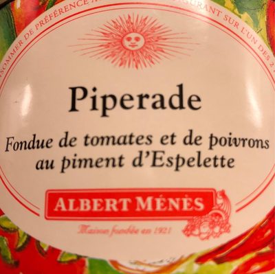 Menes Legumes Mixtes Boite De Conserve Cuisine Piment D'espelette Morceau Piperade