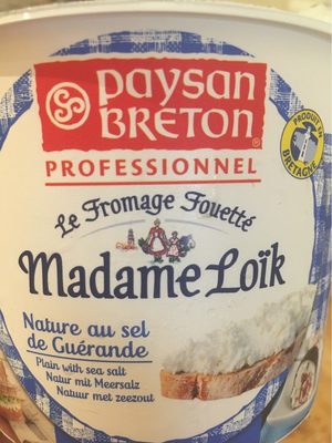 Fromage Fouetté Nature Au Sel De Guérande 25 %