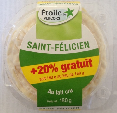 Saint-Félicien (27% MG) + 20% gratuit